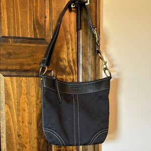 Coach Black Shoulder Bag
